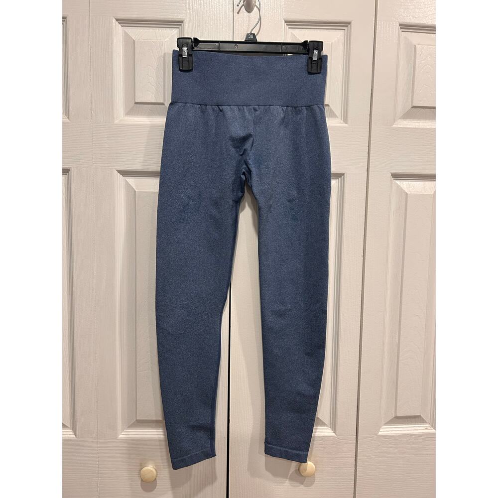 NVGTN Blue Seamless Leggings Size M - Picture 4 of 10